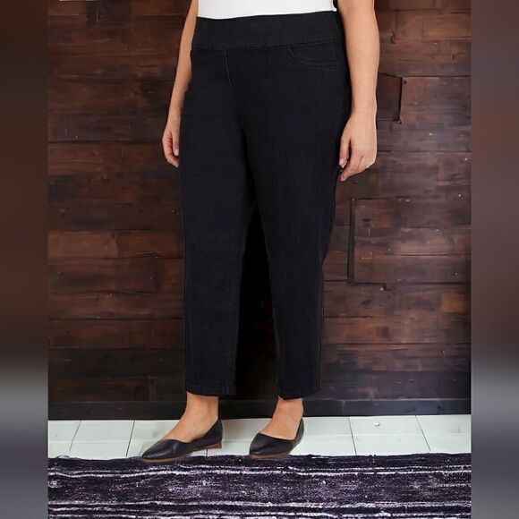 Alfred Dunner Women's Allure Slimming Plus Size Stretch Pants Size 24W - Picture 3 of 6